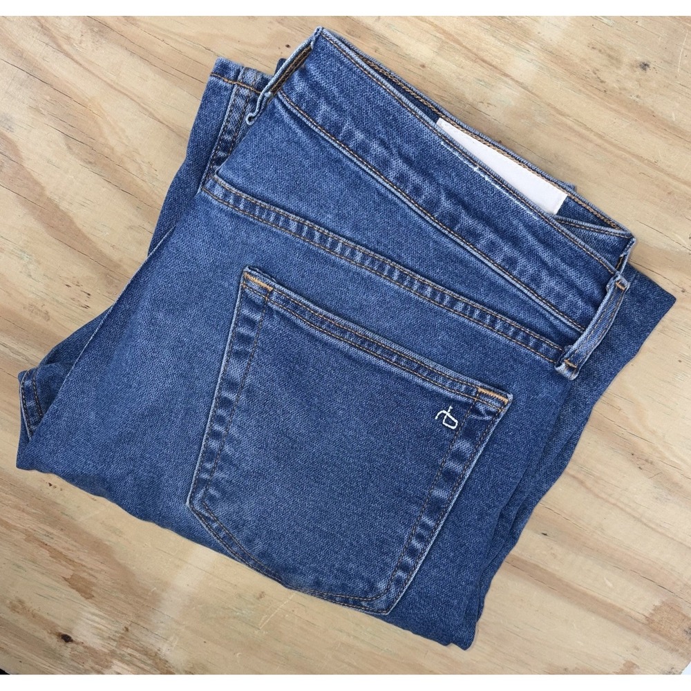 Rag & Bone Fit 2 Slim Jeans 33x32 Medium Indigo Wash med21F1223lcid